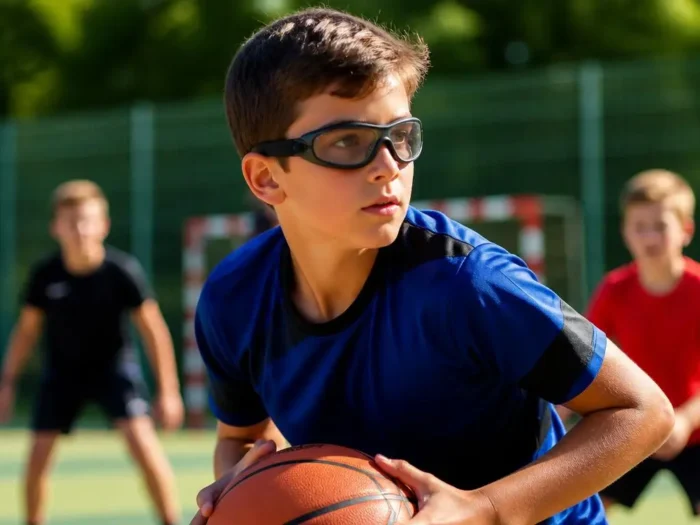 Bezpieczeństwo oczu dziecka podczas uprawiania sportów